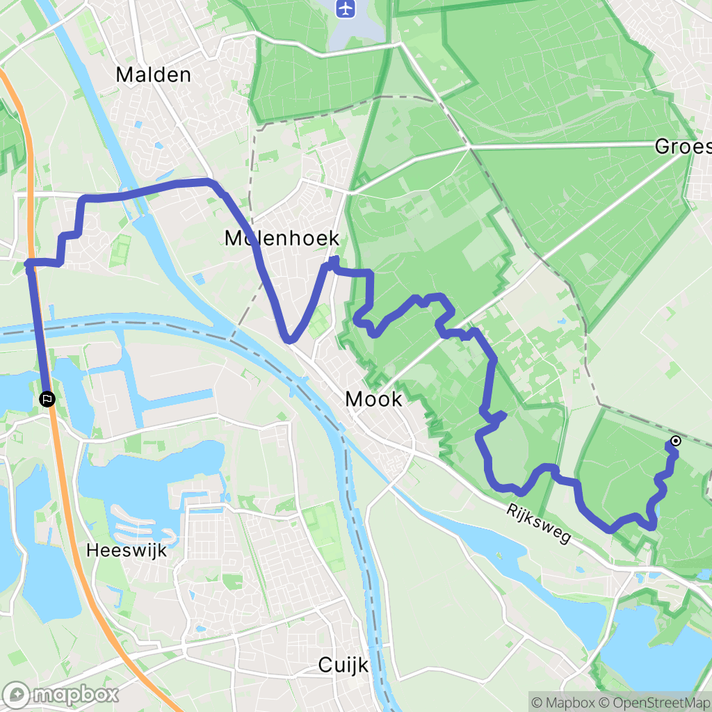 Plasmolen: routekaart voor buitenactiviteiten - Netherlands
