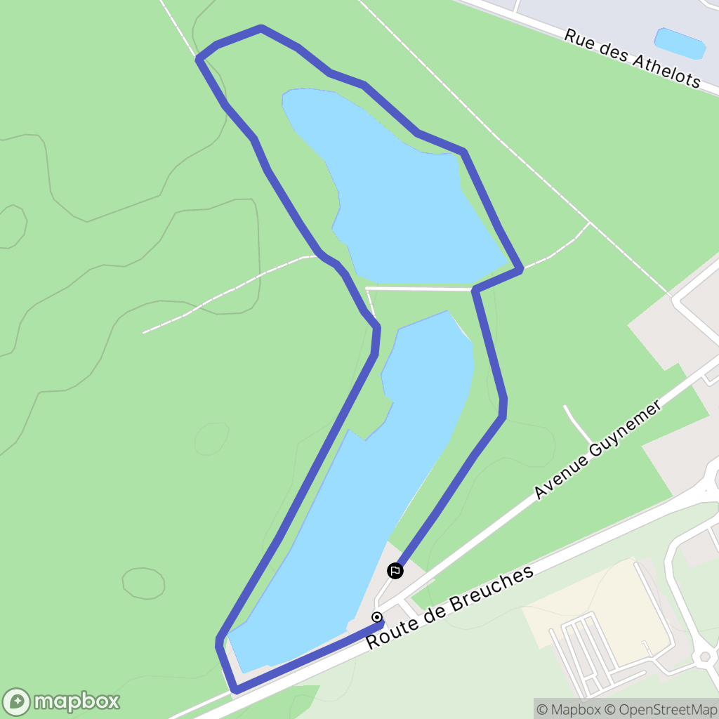 Luxeuil-les-Bains : carte du parcours de randonnée - France