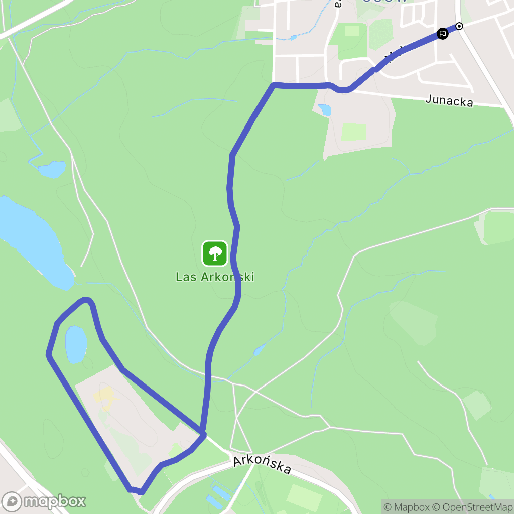 Szczecin: mapa trasy - Poland