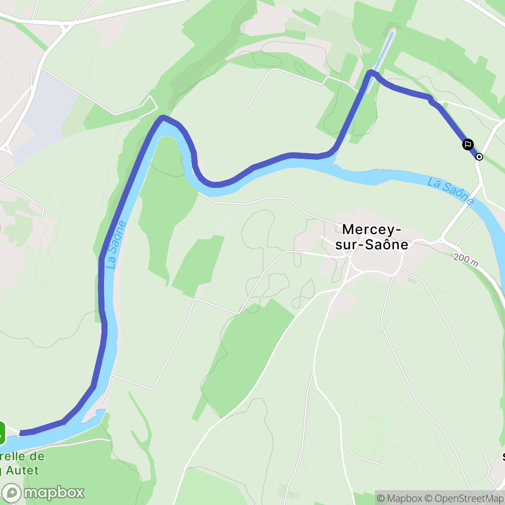 Savoyeux : carte du parcours de randonnée - France