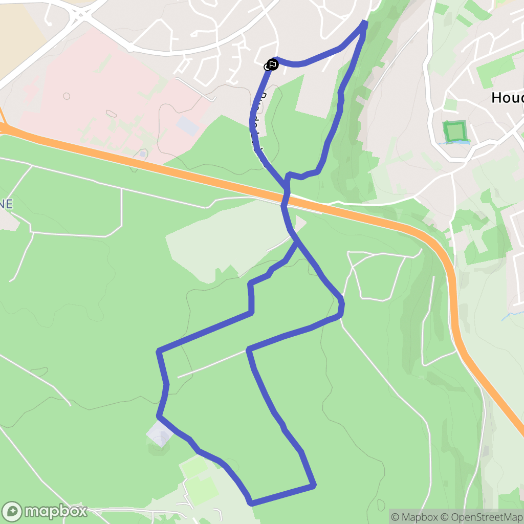Vandœuvre-lès-Nancy : carte du parcours de randonnée - France