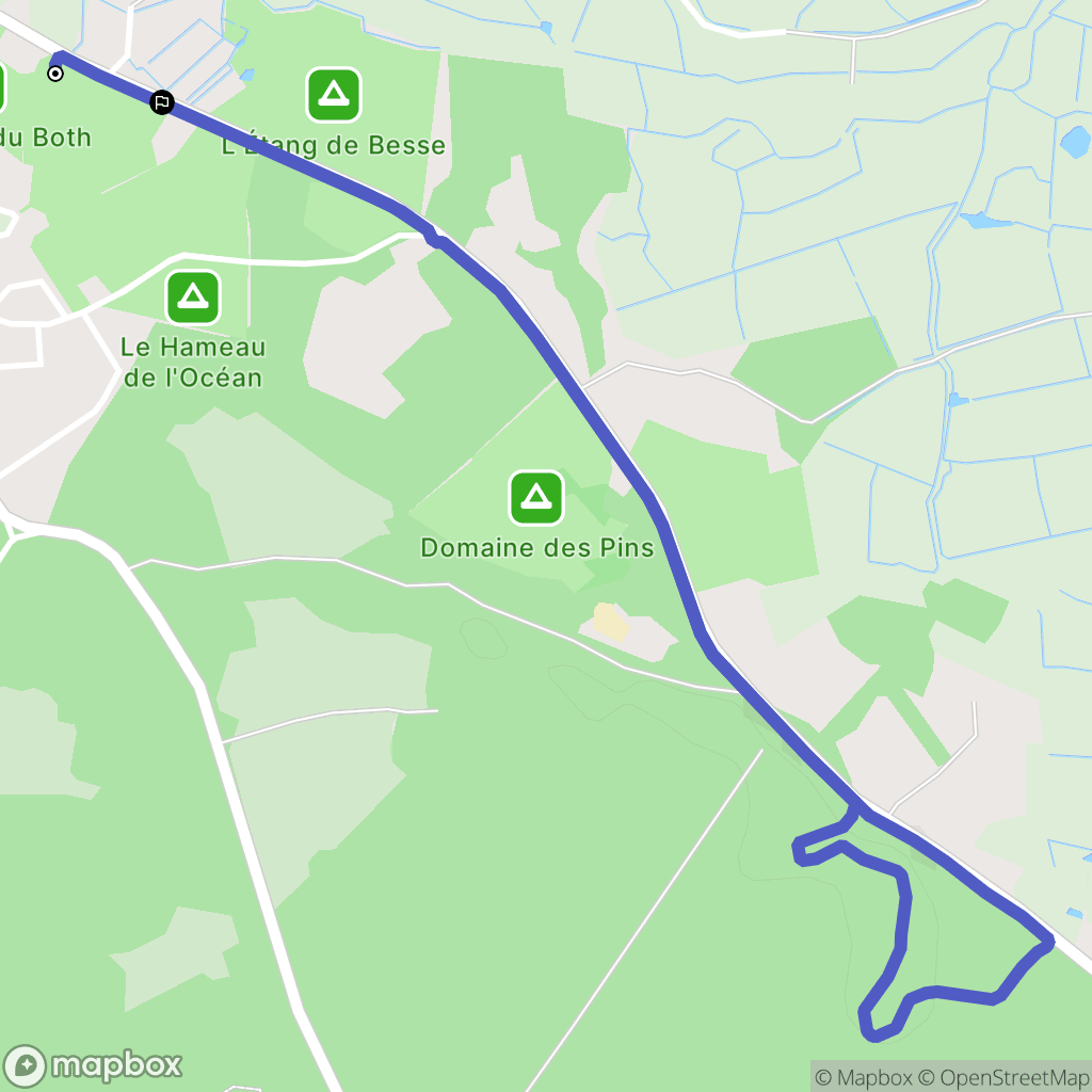 Saint-Hilaire-de-Riez : carte du parcours de randonnée - France
