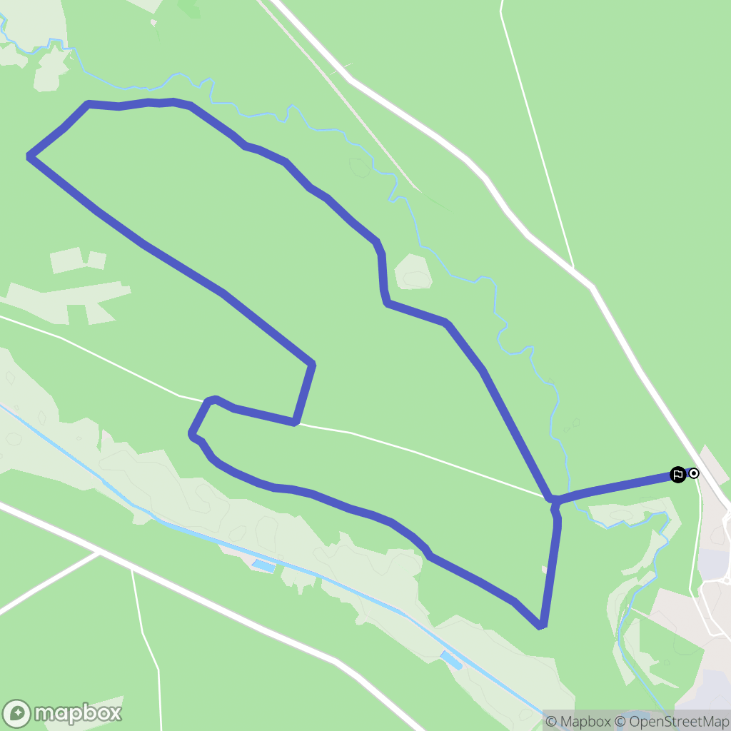 Haguenau : carte du parcours de randonnée - France
