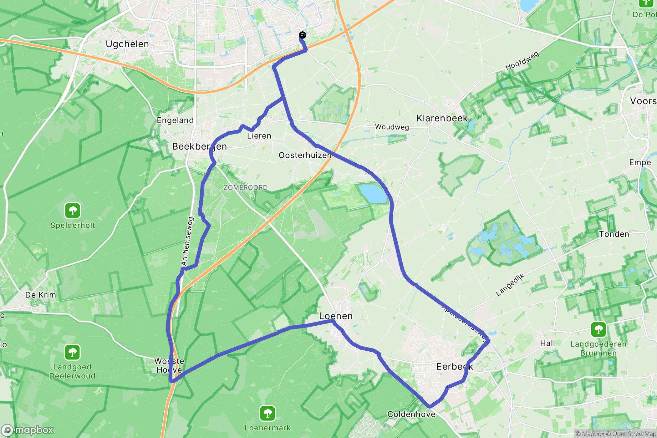 Apeldoorn: routekaart voor buitenactiviteiten - Netherlands