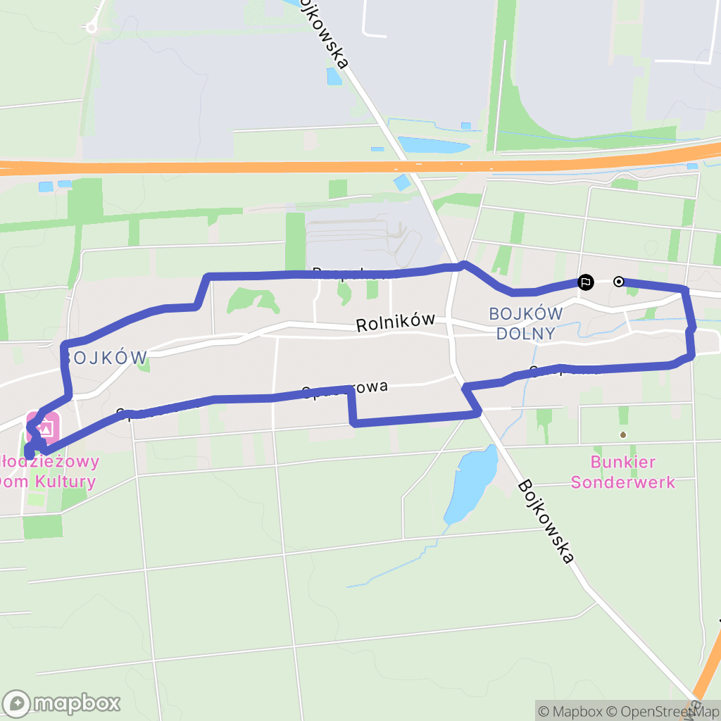 Gliwice: mapa trasy - Poland