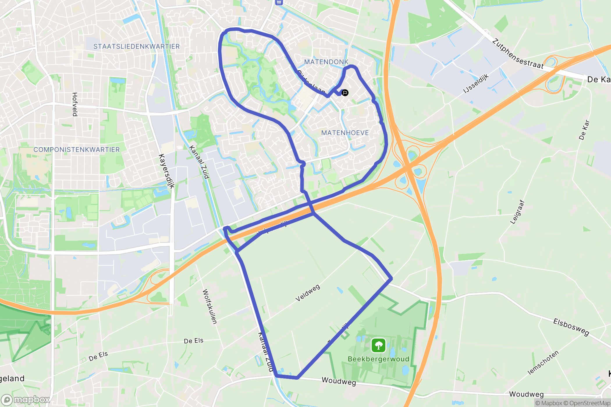 Apeldoorn: routekaart voor buitenactiviteiten - Netherlands