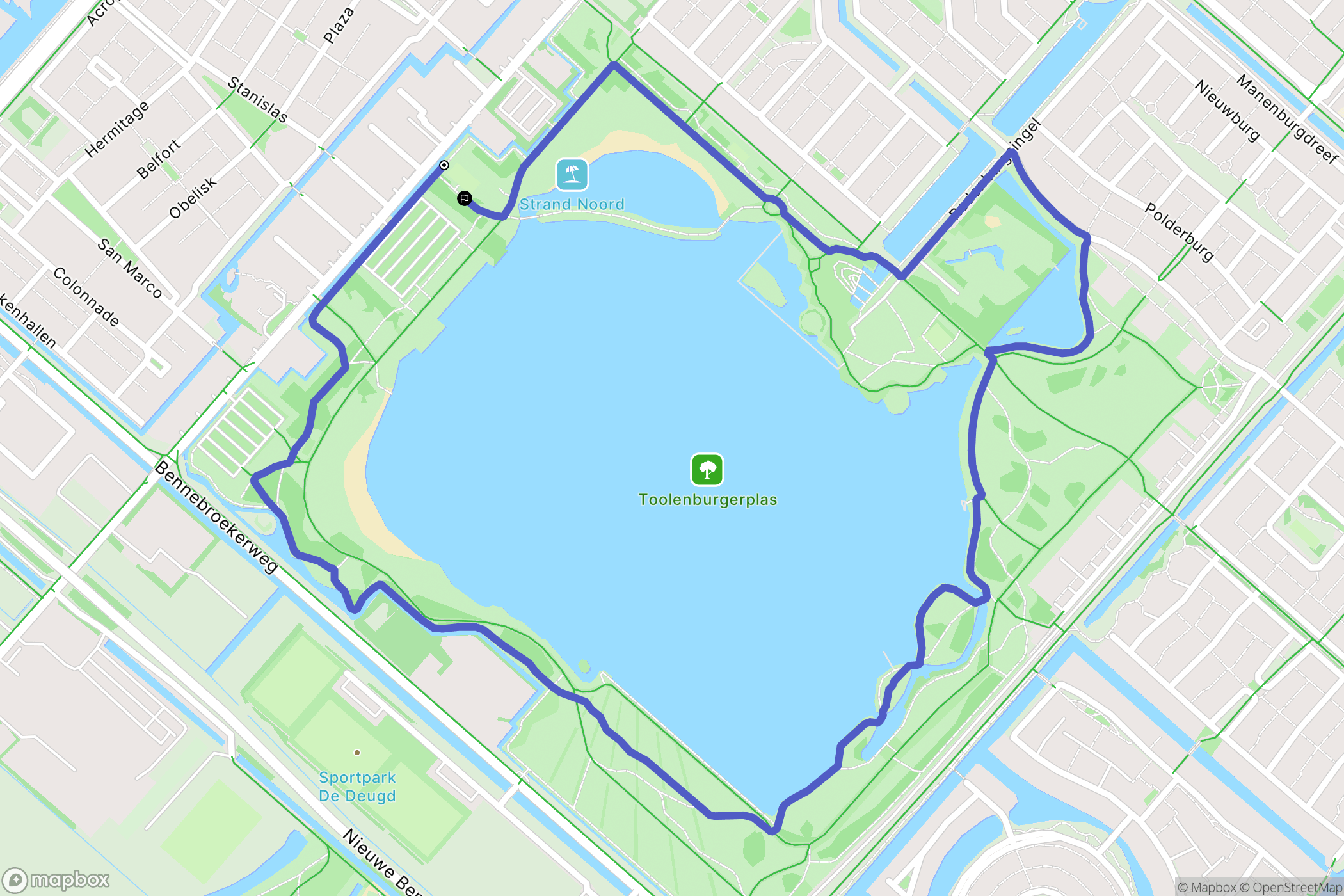 Hoofddorp: routekaart voor buitenactiviteiten - Netherlands