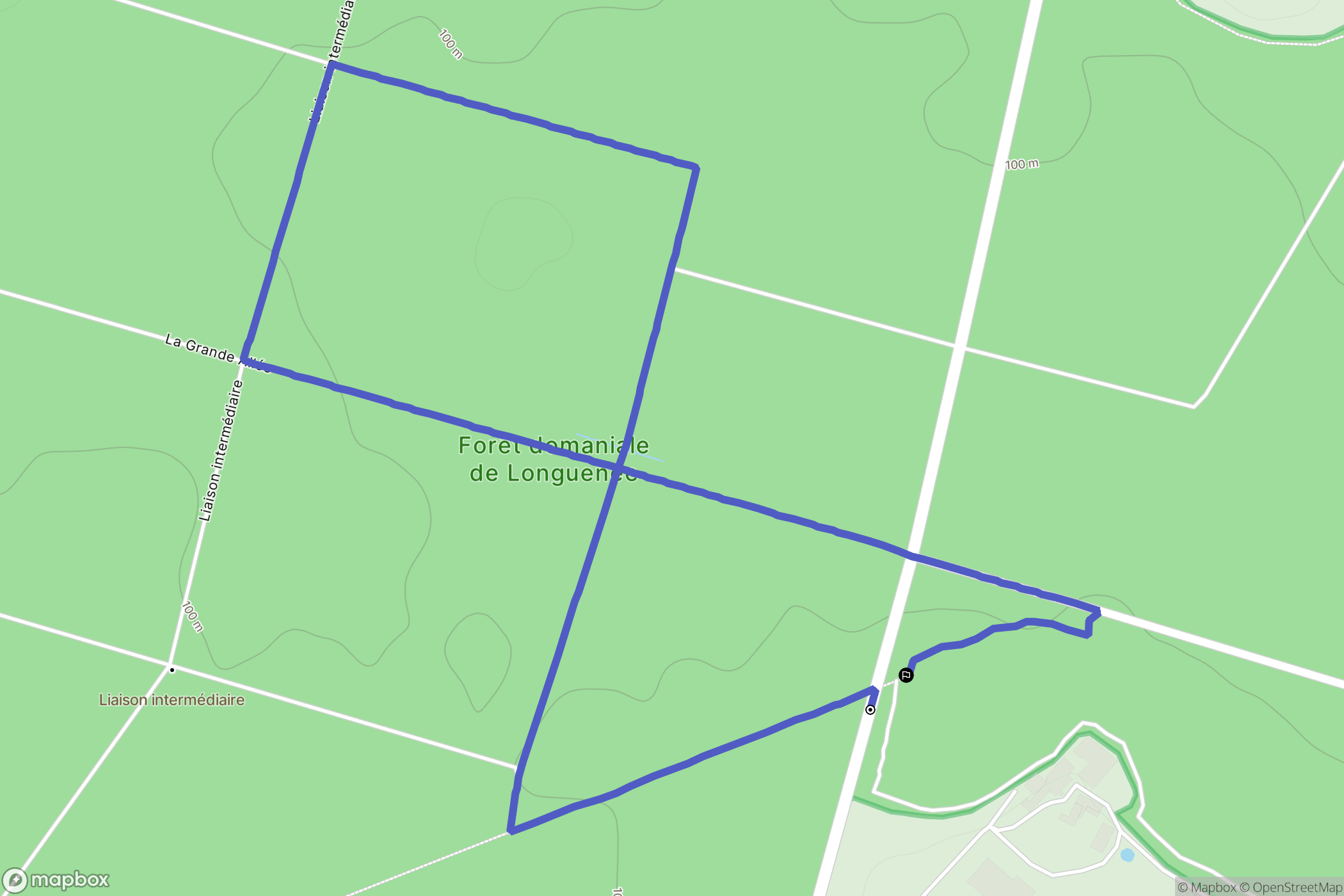 Saint-Clément-de-la-Place : carte du parcours de randonnée - France