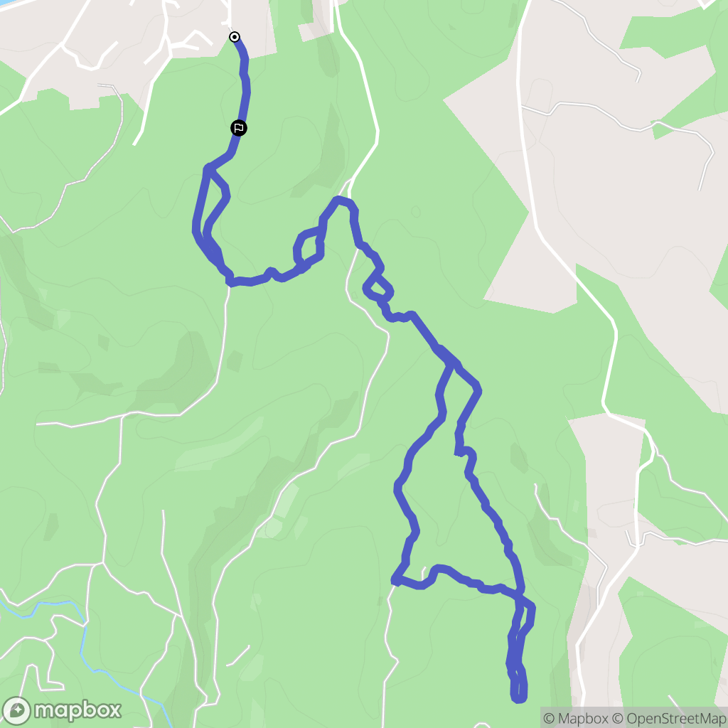 Peyrolles-en-Provence : carte du parcours de randonnée - France