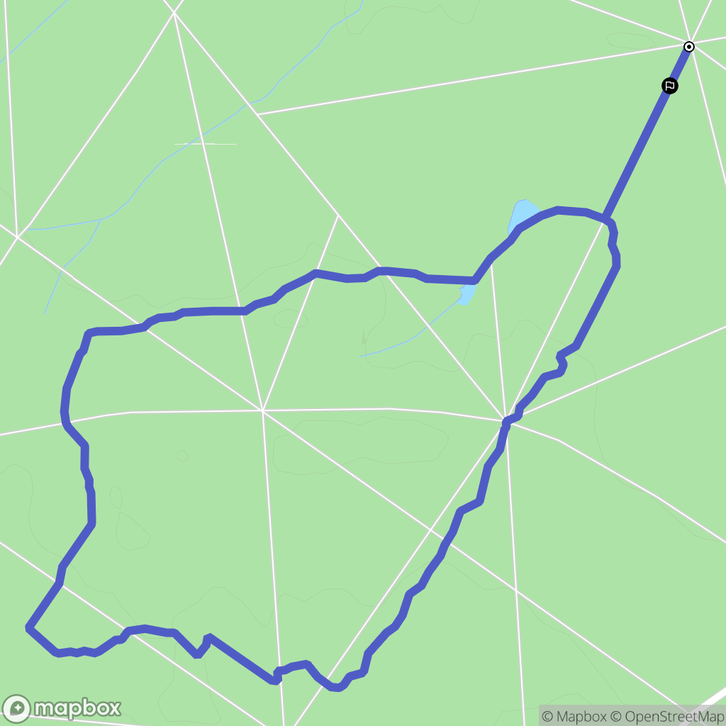 Montereau : carte du parcours de randonnée - France