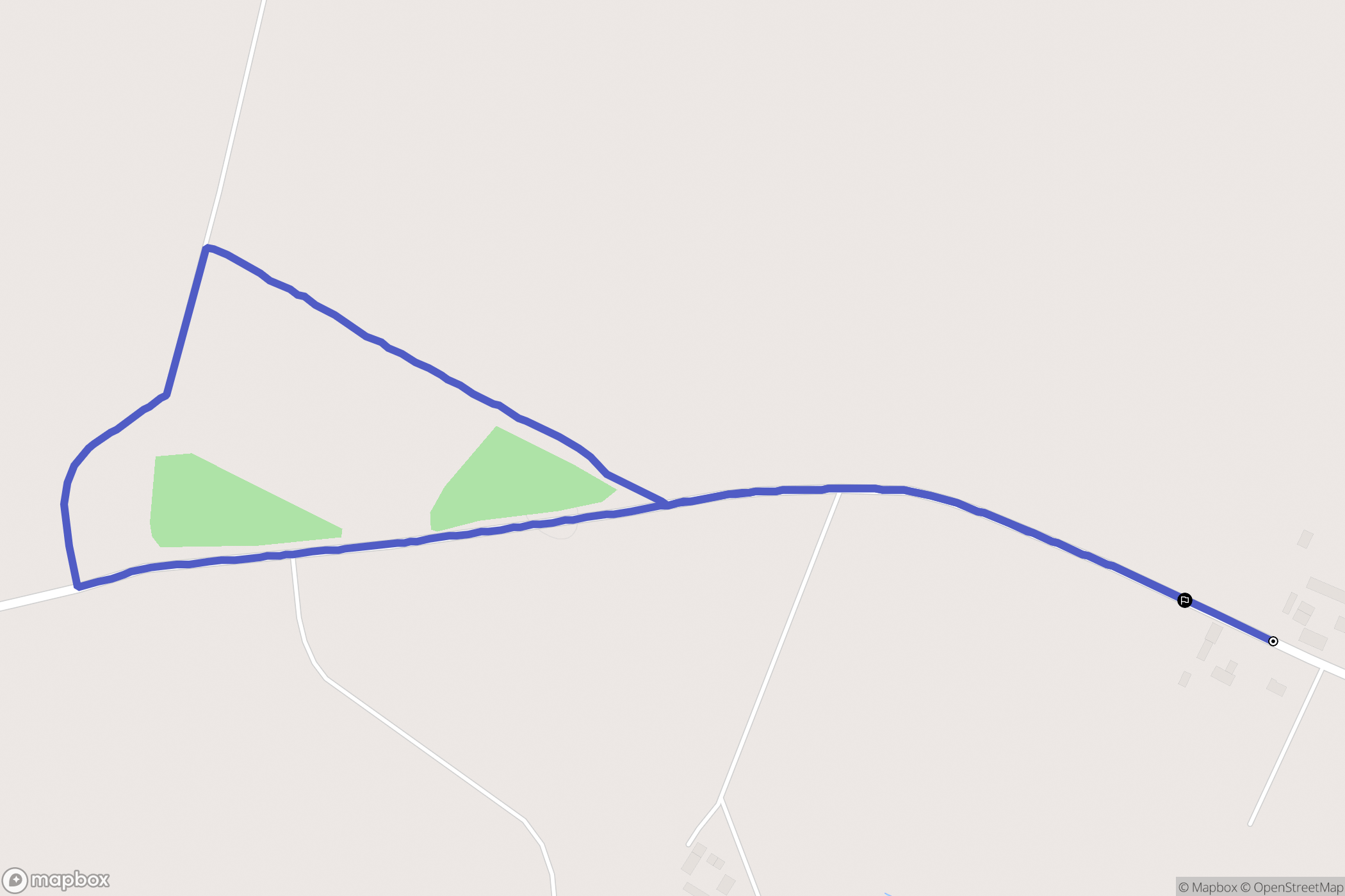 Biała: mapa trasy - Poland
