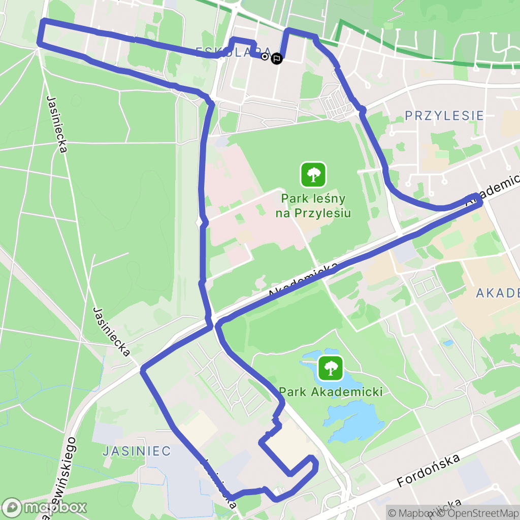 Bydgoszcz: mapa trasy - Poland