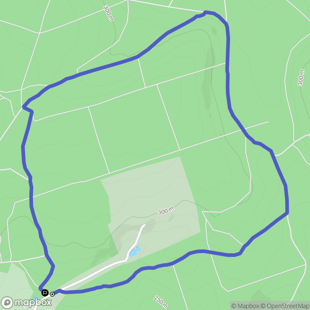 Montcornet : carte du parcours de randonnée - France