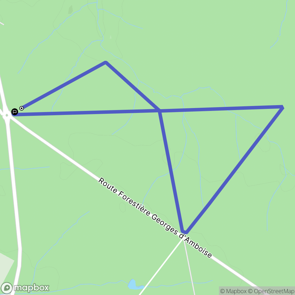 Saint-Quentin-sur-Indrois : carte du parcours de randonnée - France