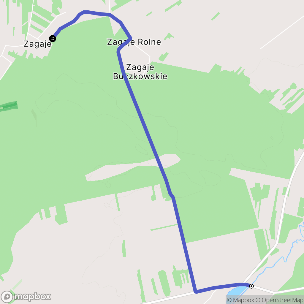 Wólka Niedźwiedzka: mapa trasy - Poland