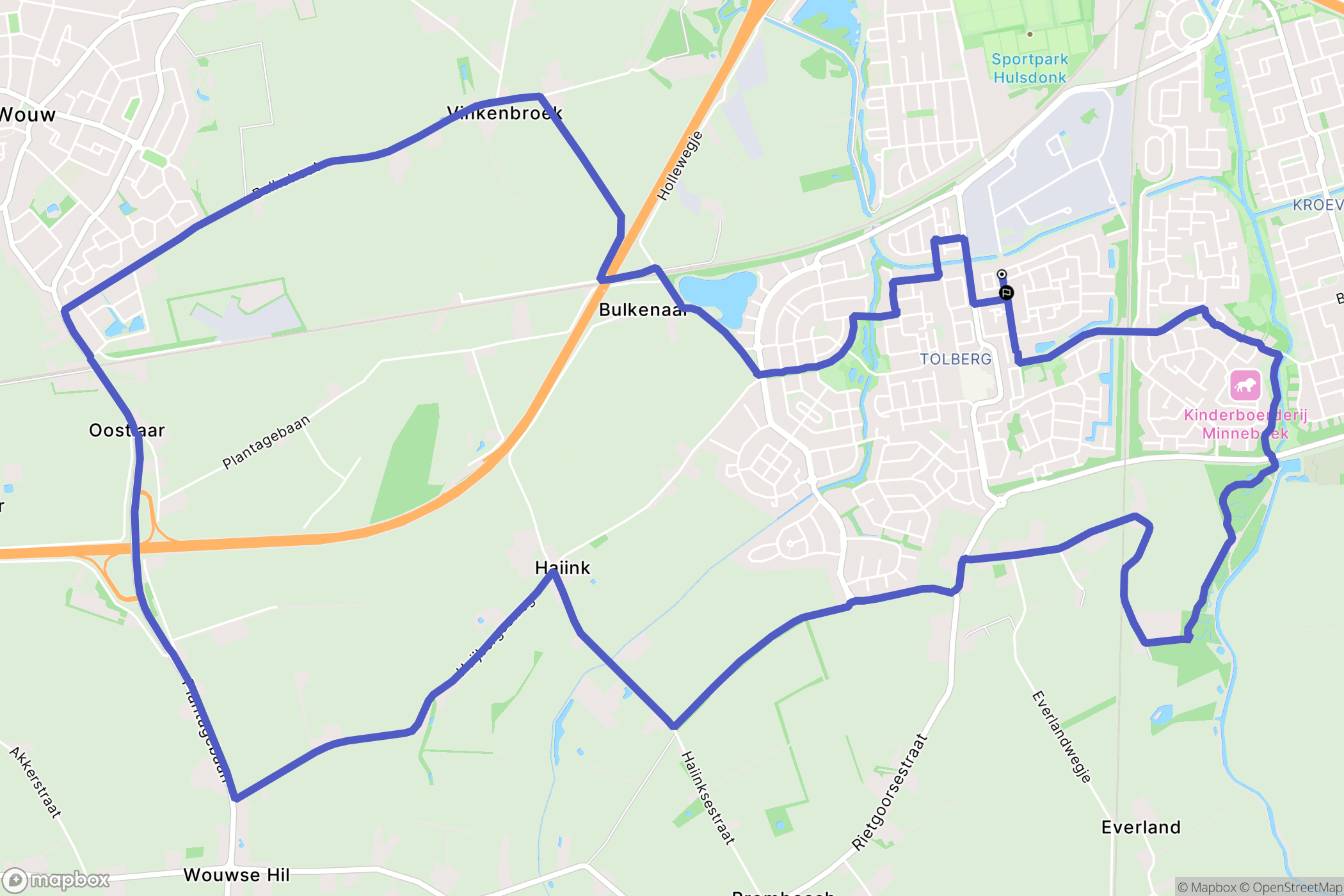 Roosendaal: routekaart voor buitenactiviteiten - Netherlands