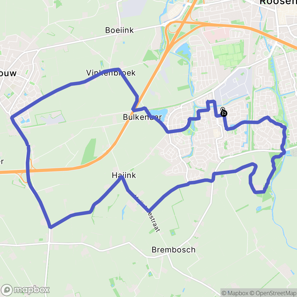 Roosendaal: routekaart voor buitenactiviteiten - Netherlands