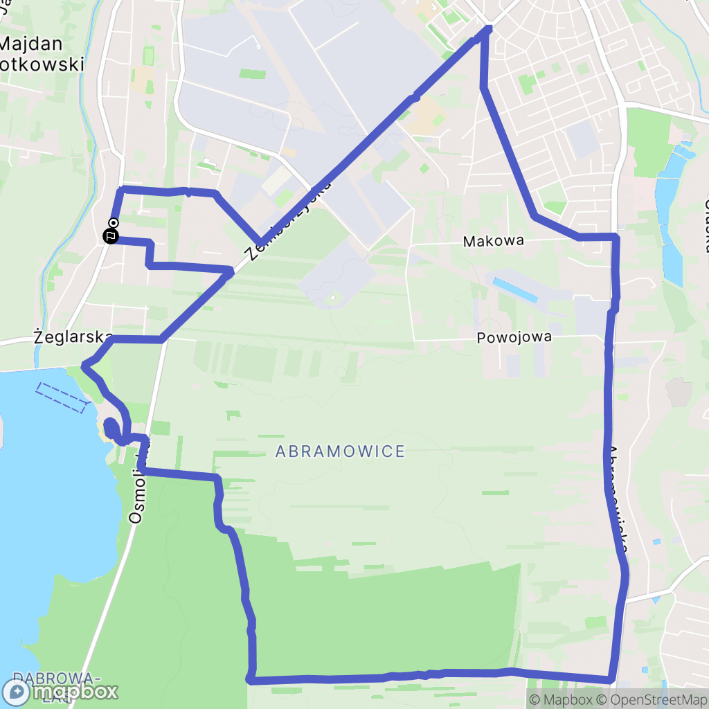 Lublin: mapa trasy - Poland