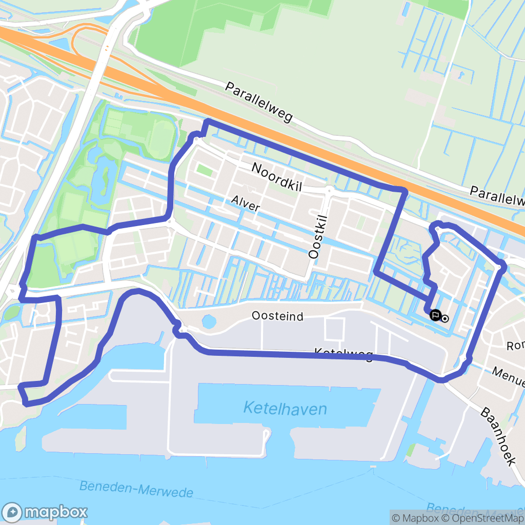 Papendrecht: routekaart voor buitenactiviteiten - Netherlands