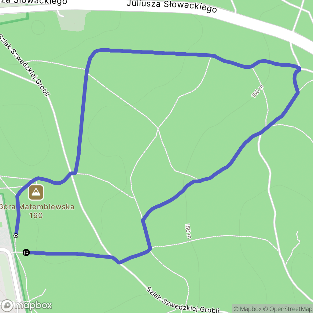 Gdańsk: mapa trasy - Poland