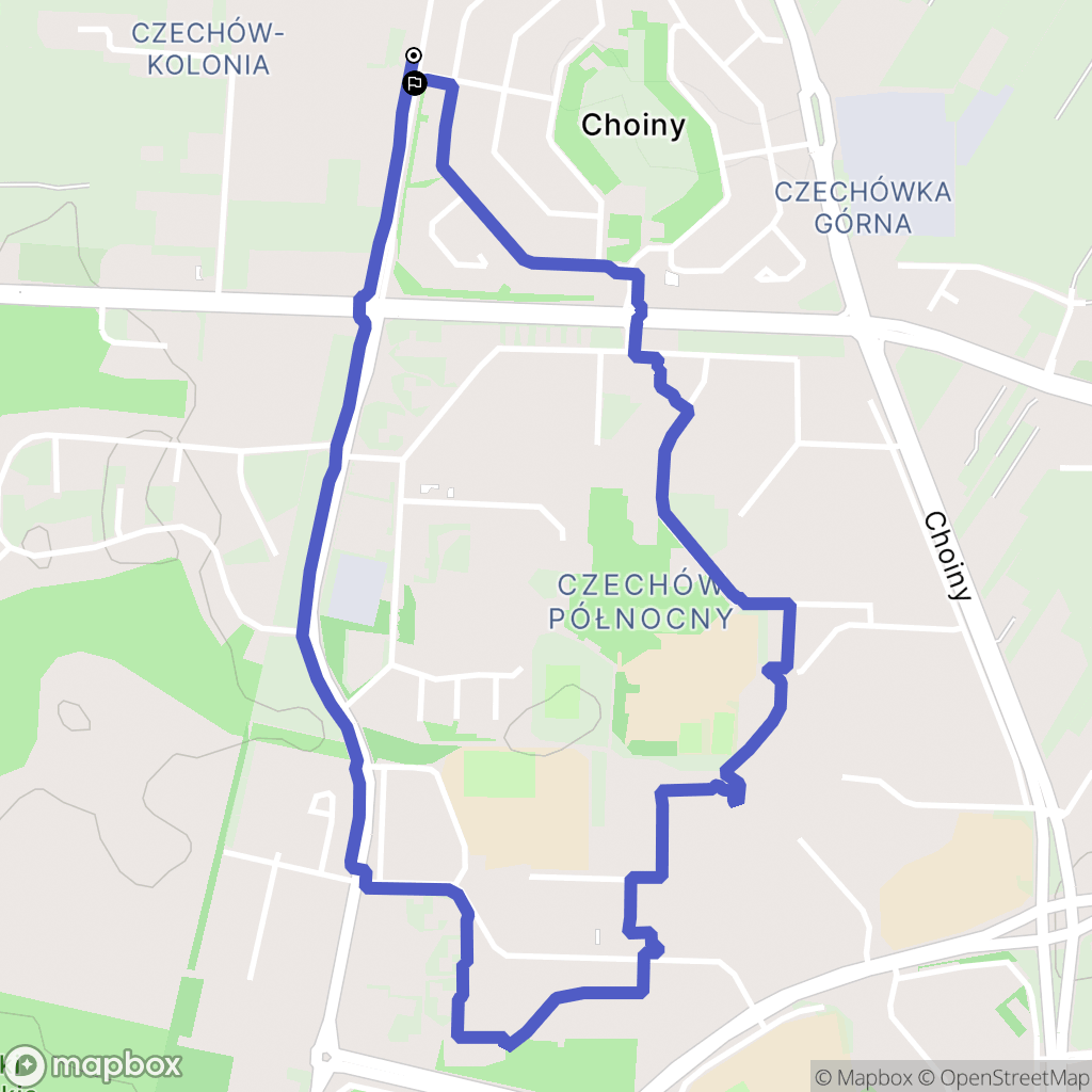 Lublin: mapa trasy - Poland
