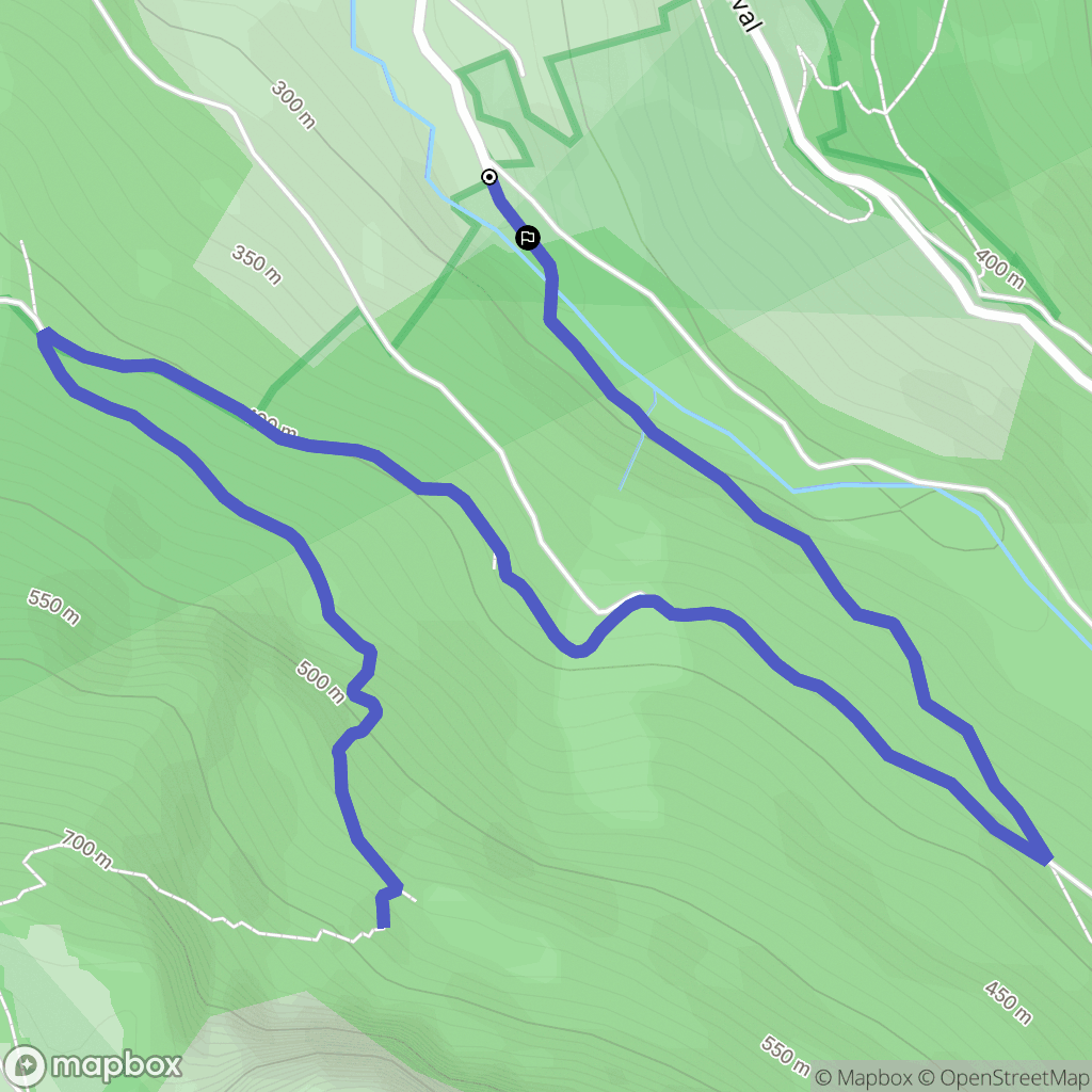 Saint-Laurent-en-Royans : carte du parcours de randonnée - France