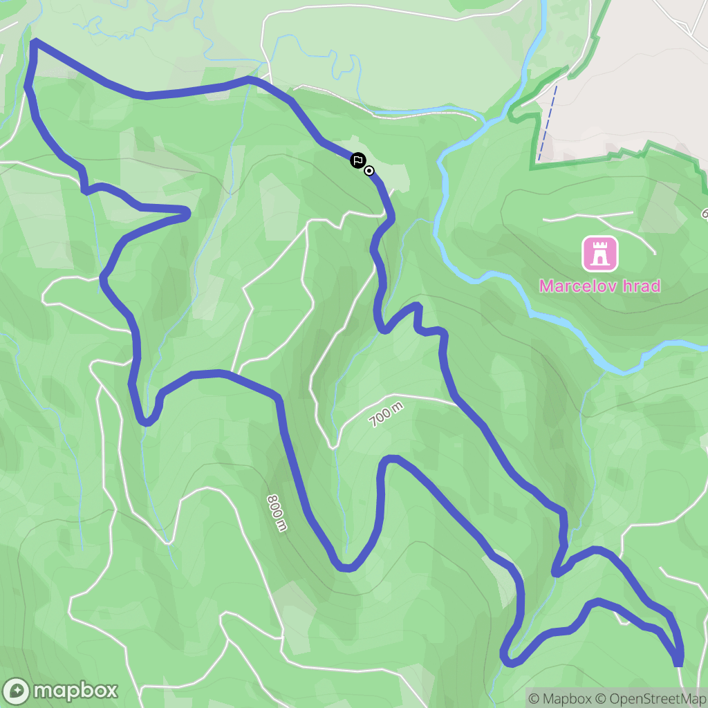Hrabušice: mapa trasy - Slovakia
