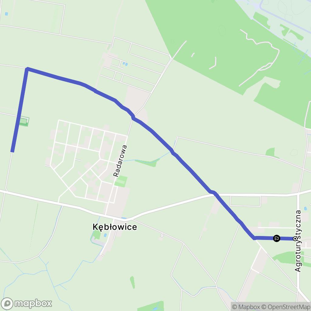 Smolec: mapa trasy - Poland
