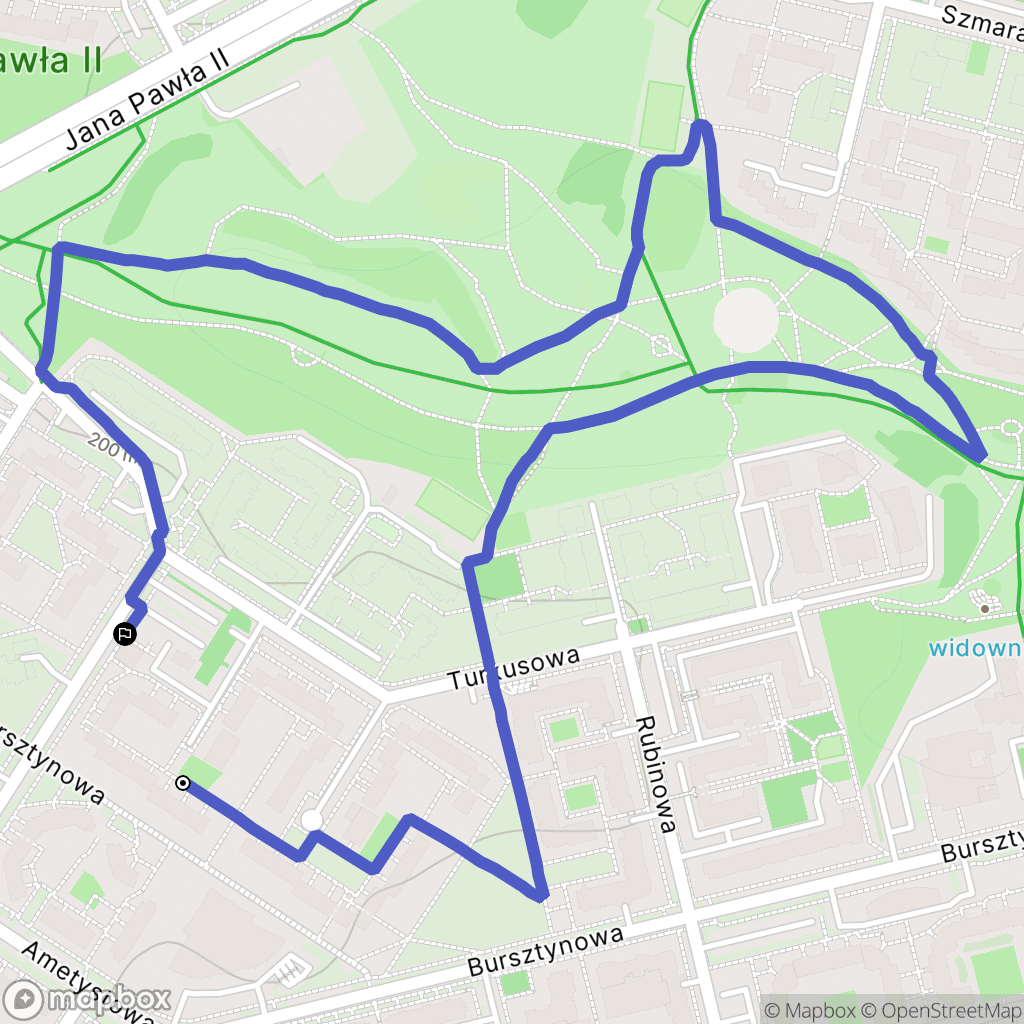 Lublin: mapa trasy - Poland