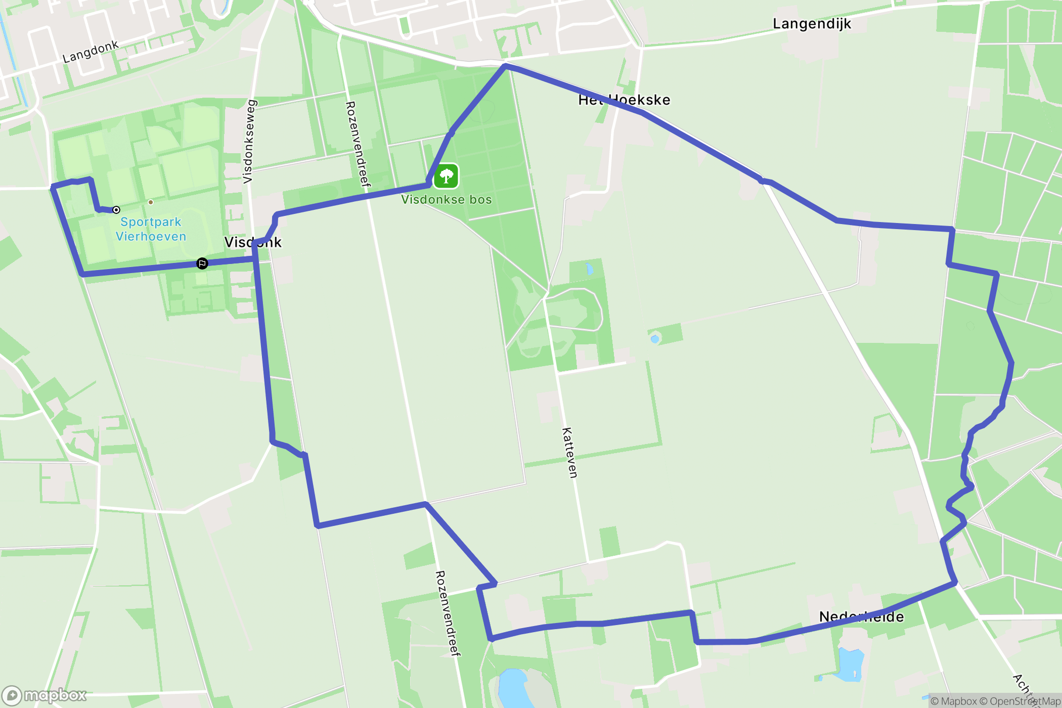 Roosendaal: routekaart voor buitenactiviteiten - Netherlands