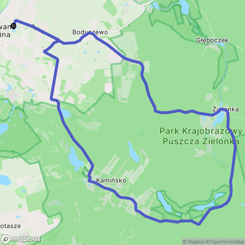 Murowana Goślina: mapa trasy - Poland