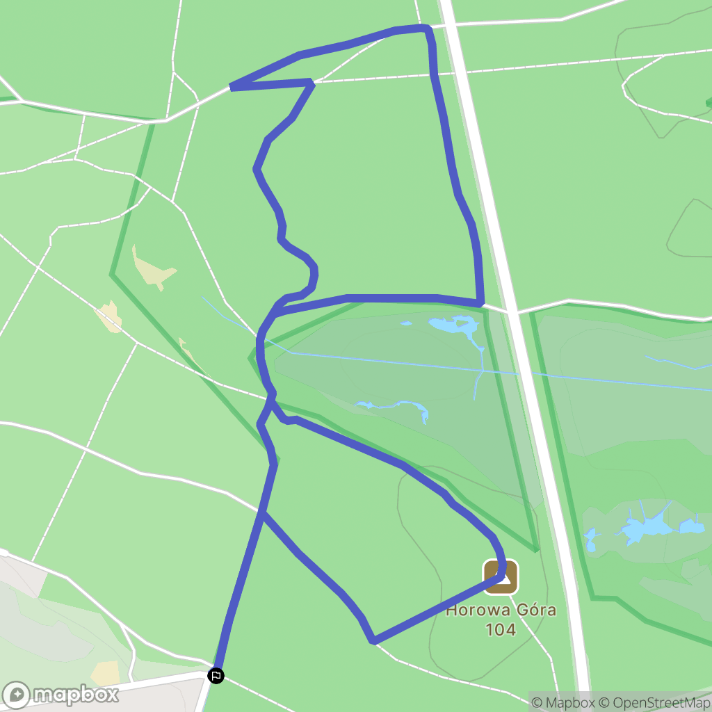 Marki: mapa trasy - Poland