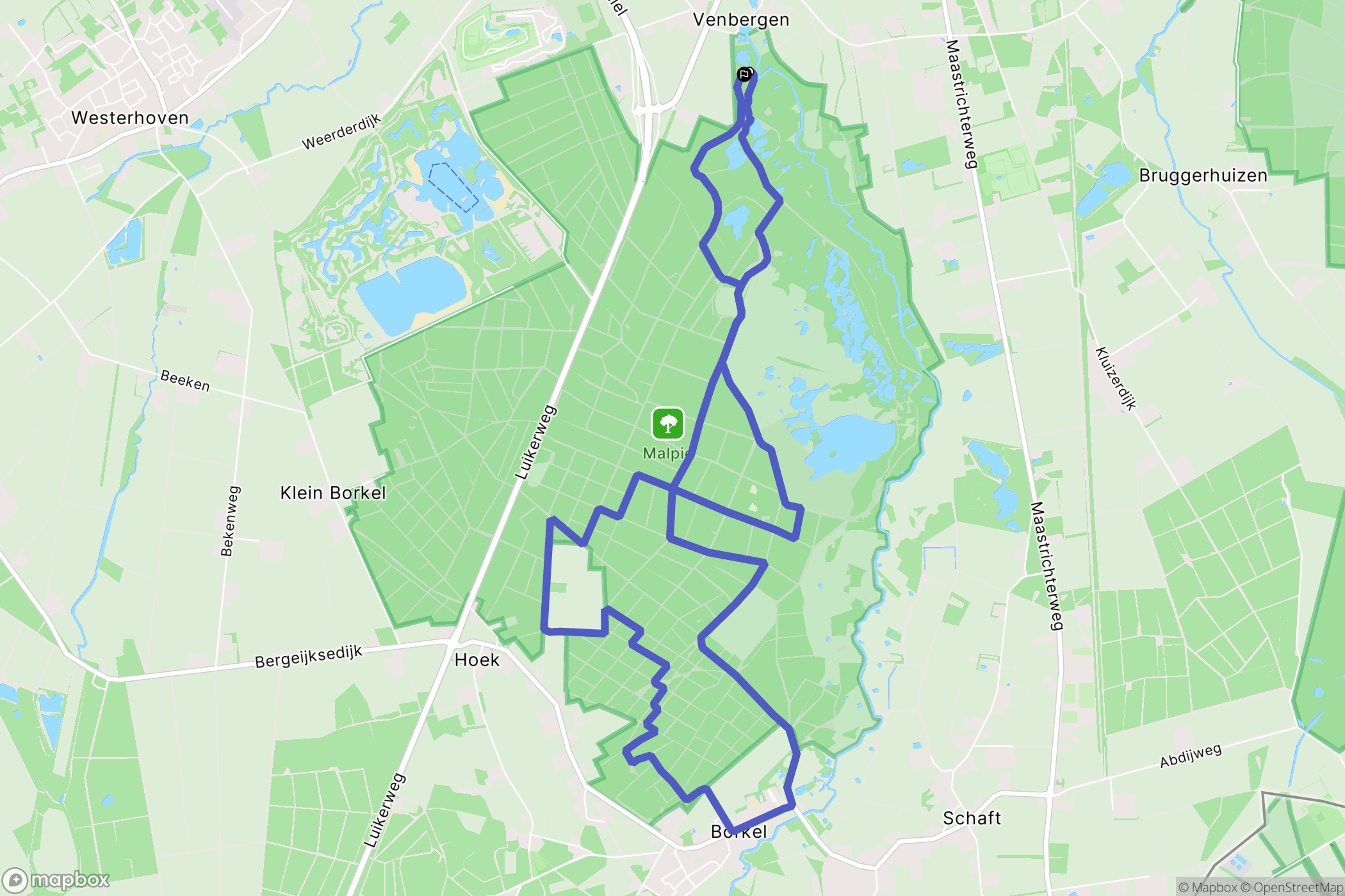 Valkenswaard: routekaart voor buitenactiviteiten - Netherlands