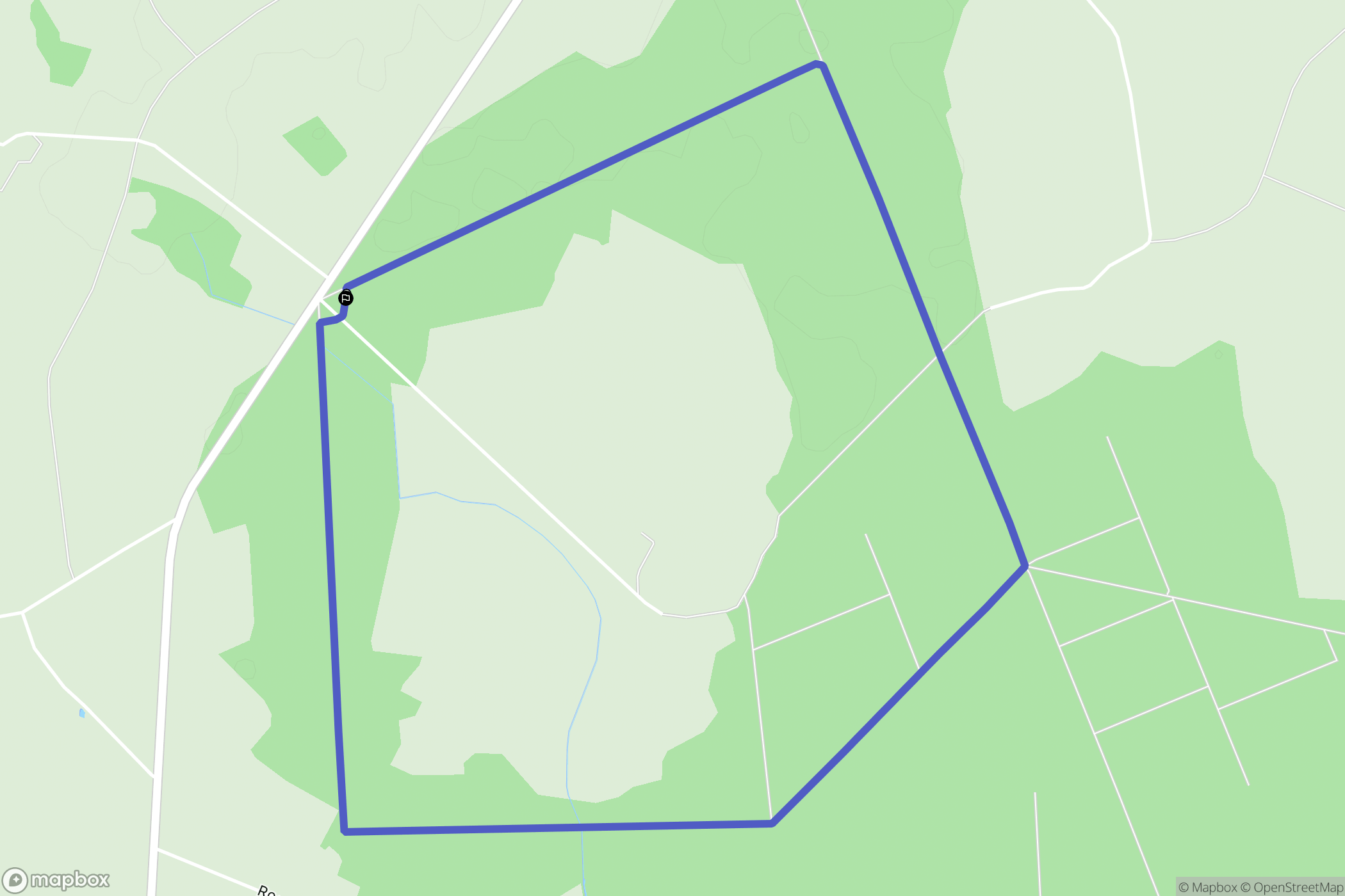 Jouarre : carte du parcours de randonnée - France