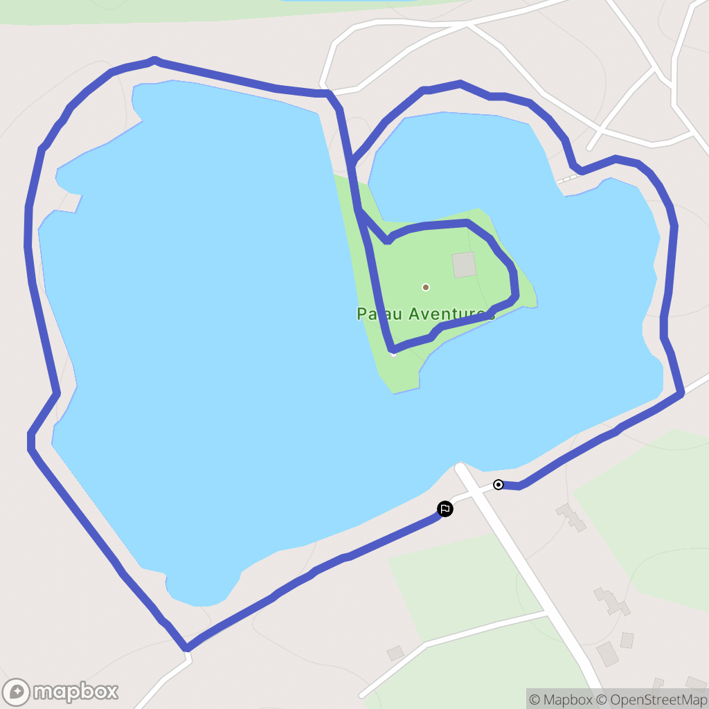 Palau-del-Vidre : carte du parcours de randonnée - France