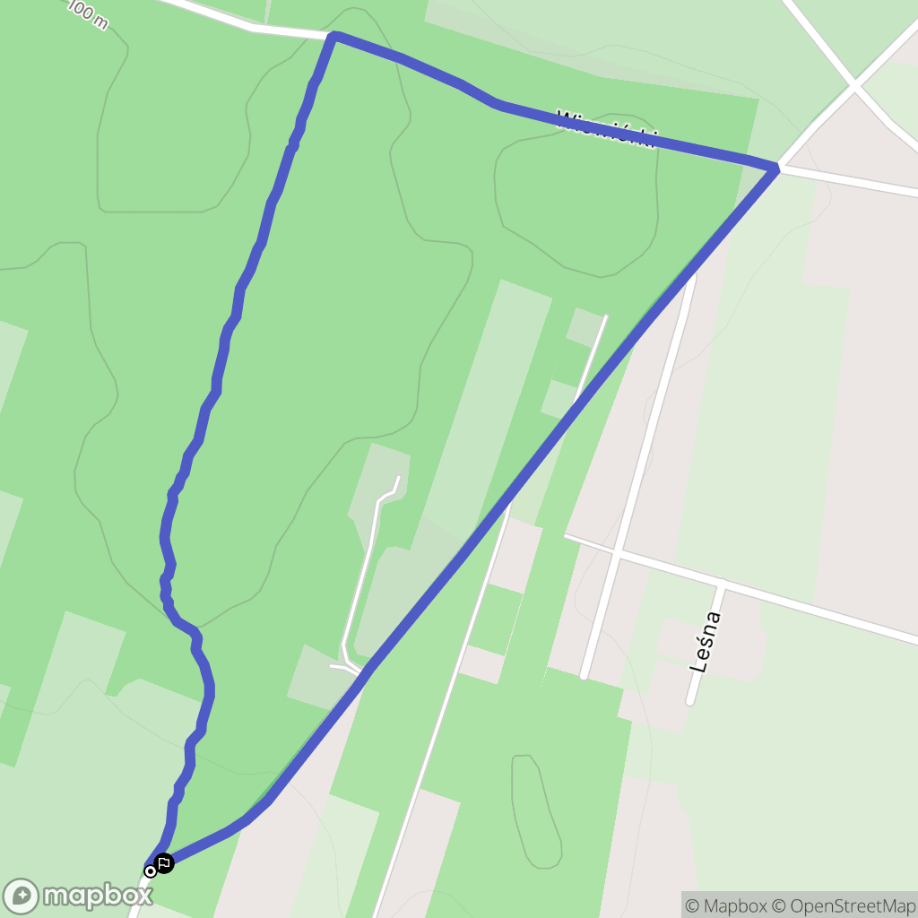 Pasikonie: mapa trasy - Poland