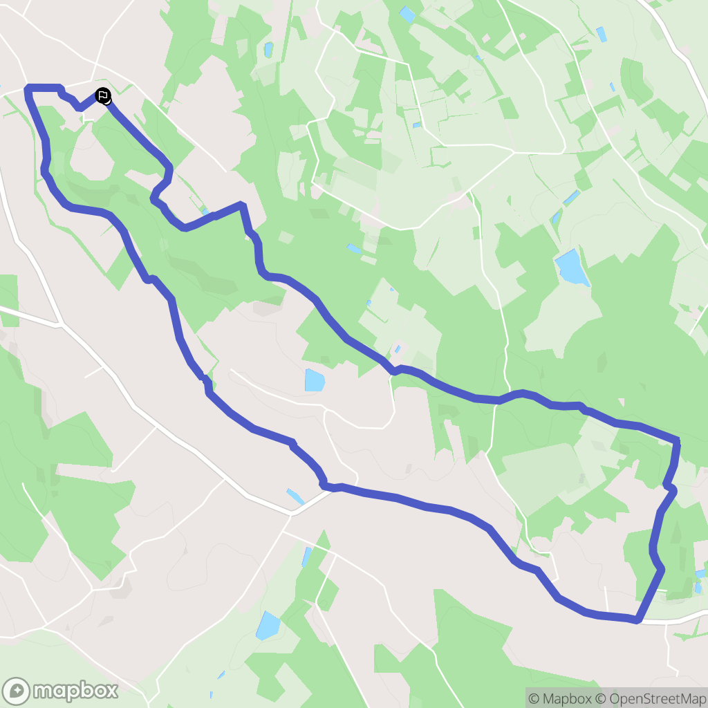 Saint-Étienne-de-Tulmont : carte du parcours de randonnée - France