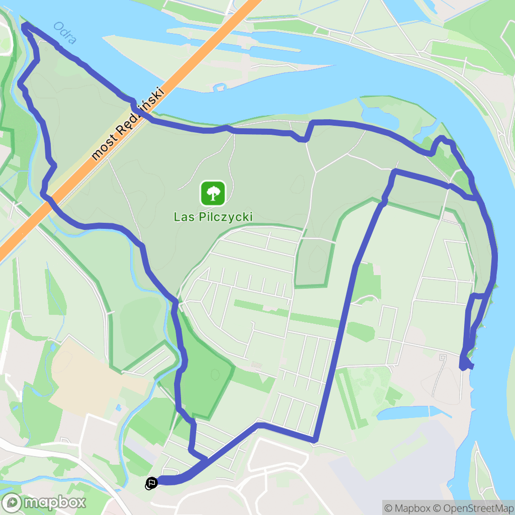 Wrocław: mapa trasy - Poland