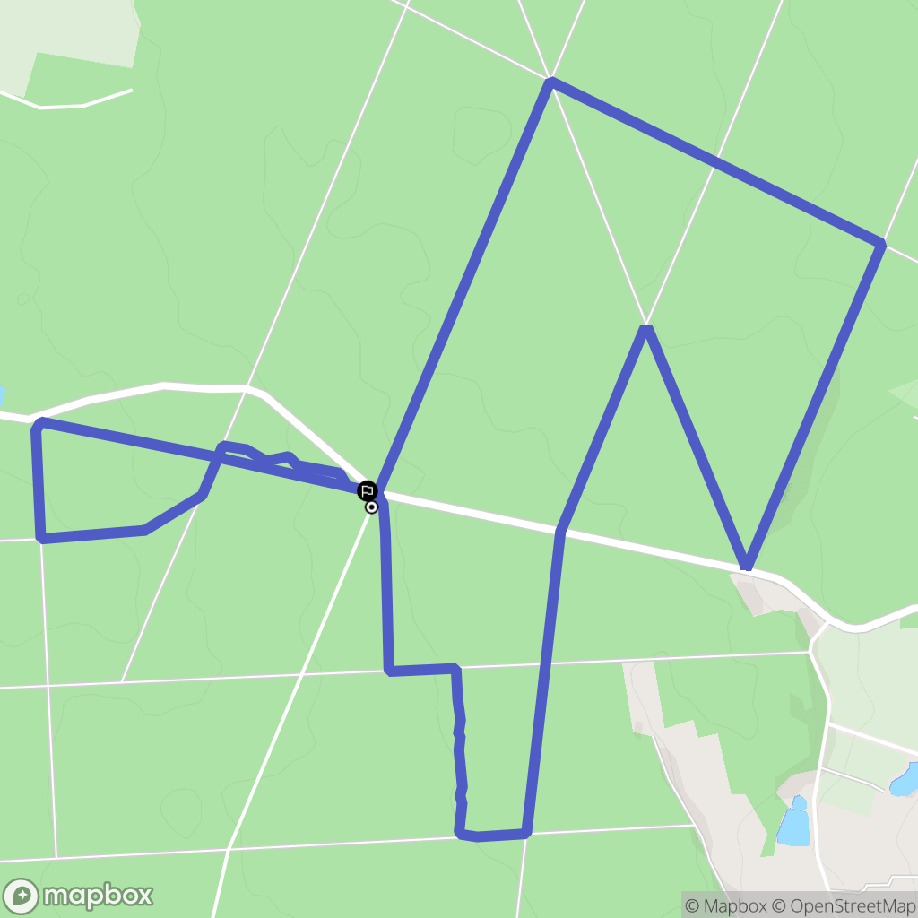 Allogny : carte du parcours de randonnée - France