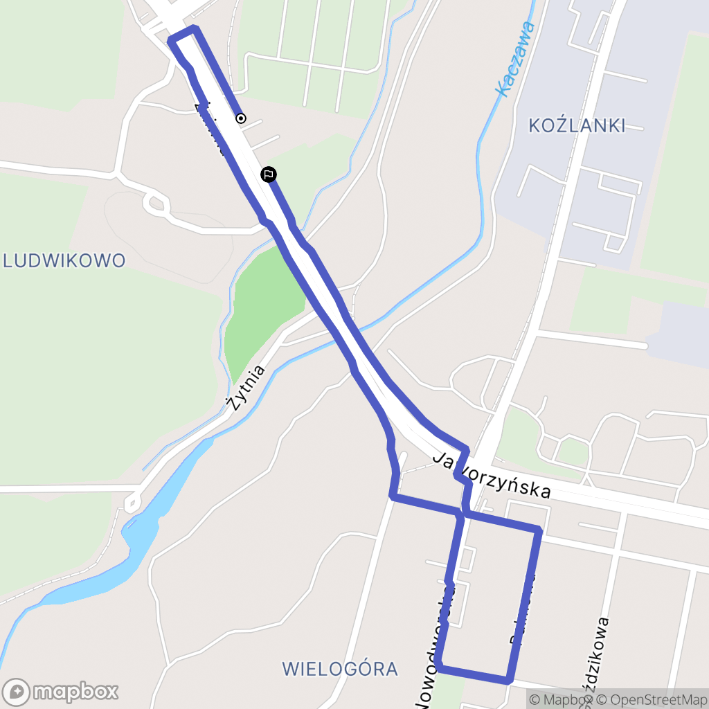 Legnica: mapa trasy - Poland
