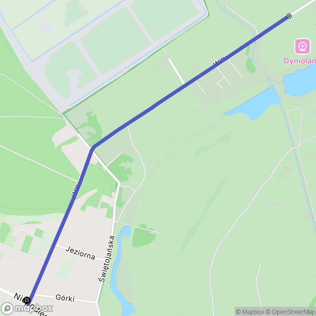 Wieliszew: mapa trasy - Poland