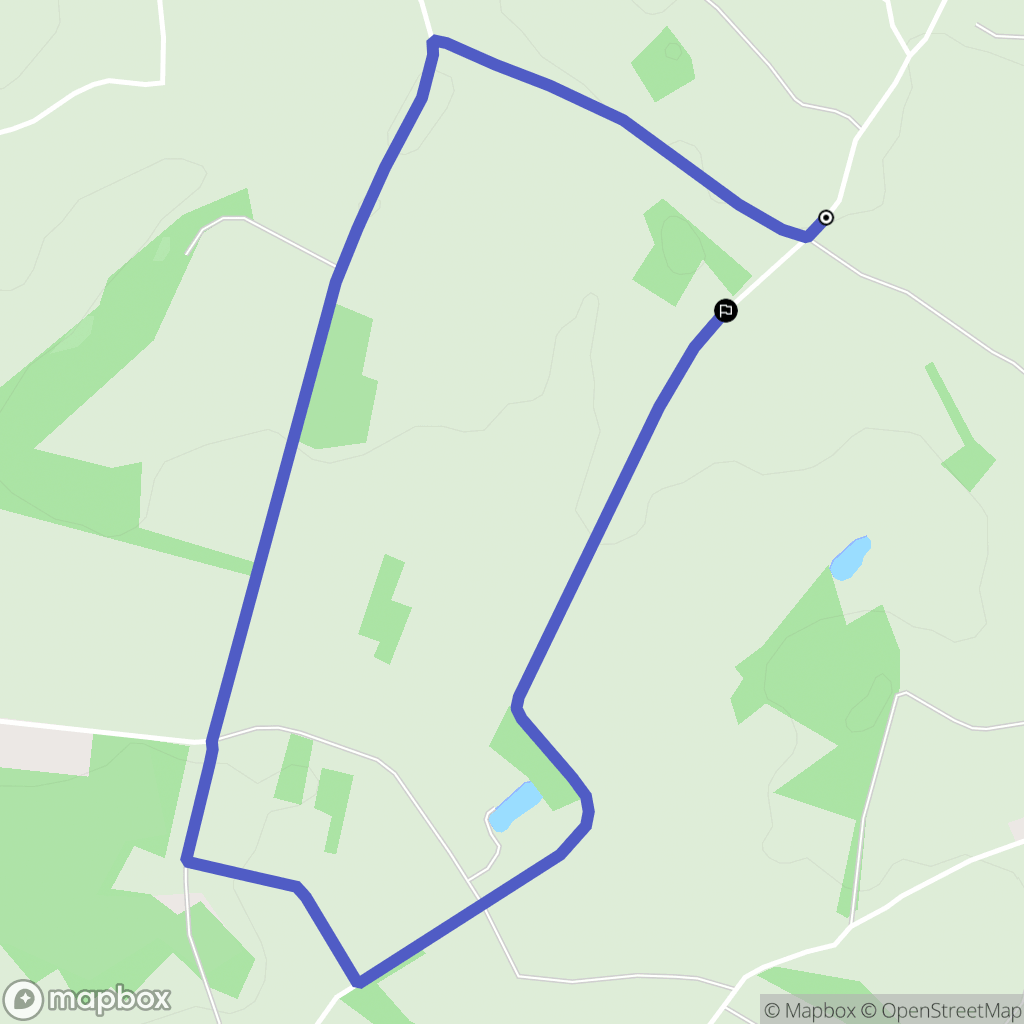 Senantes : carte du parcours de randonnée - France