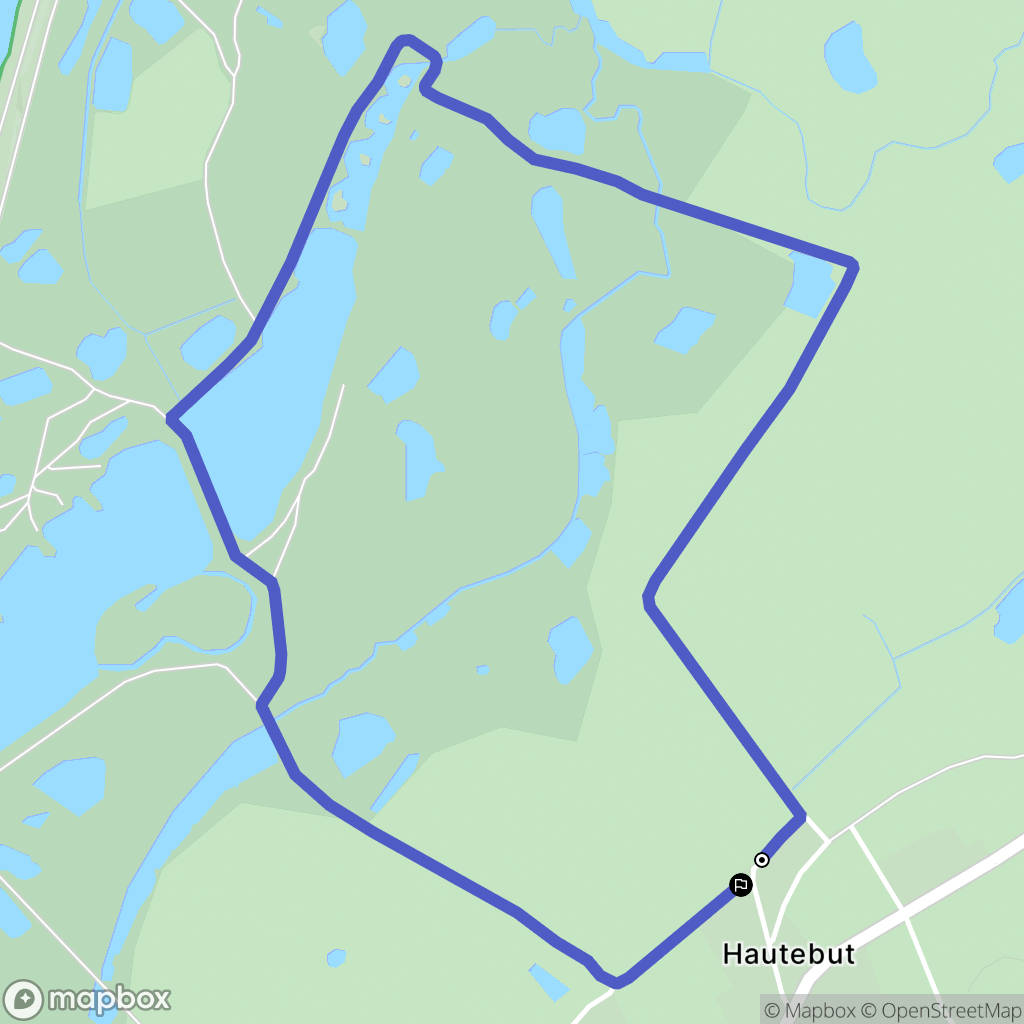 Woignarue : carte du parcours de randonnée - France