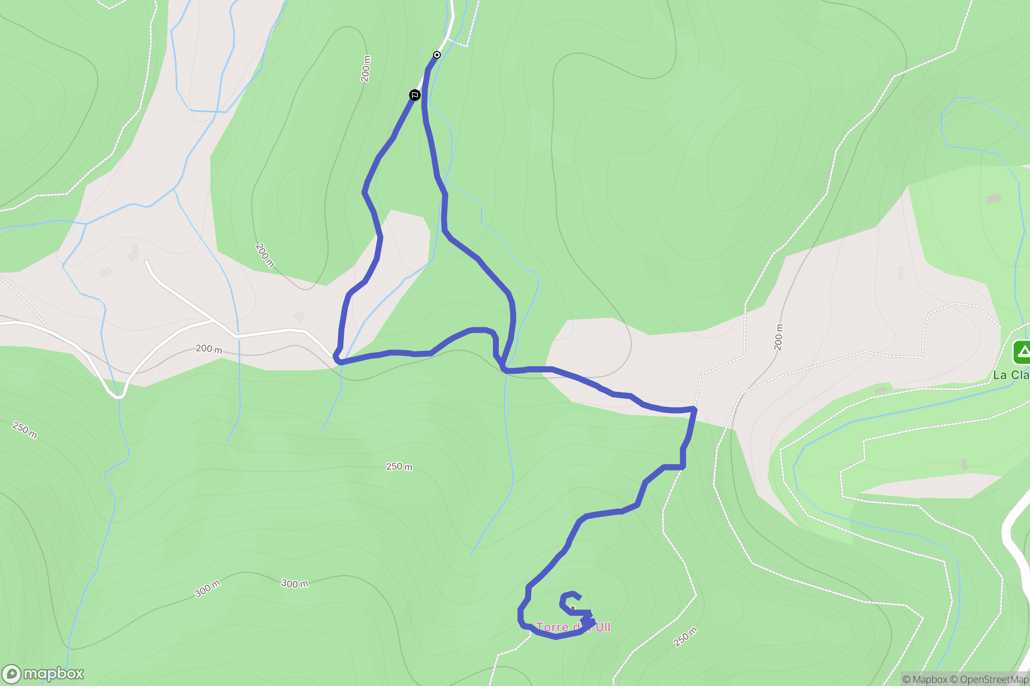 Maureillas-las-Illas : carte du parcours de randonnée - France
