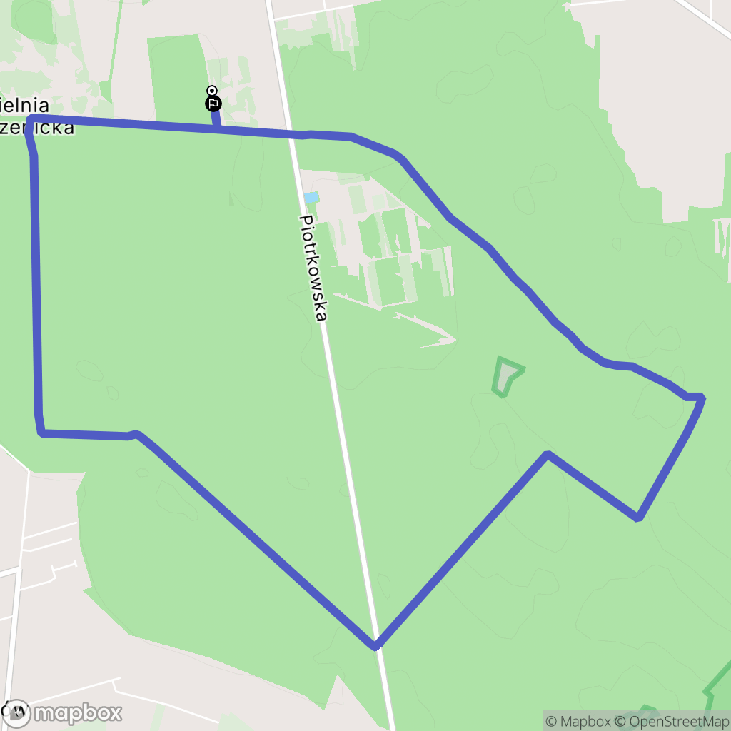 Wola Moszczenicka: mapa trasy - Poland