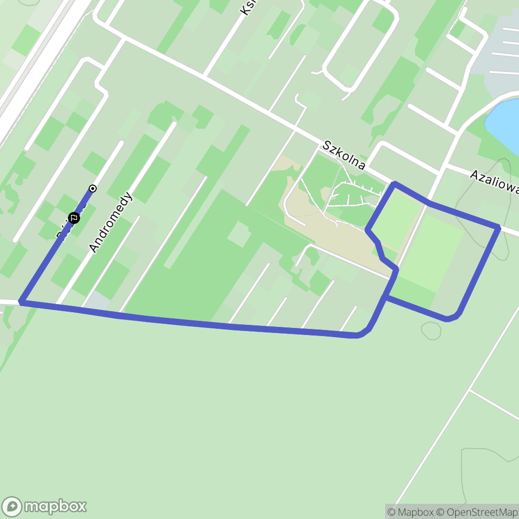 Jadwisin: mapa trasy - Poland