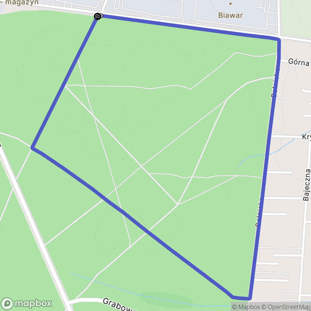 Białystok: mapa trasy - Poland