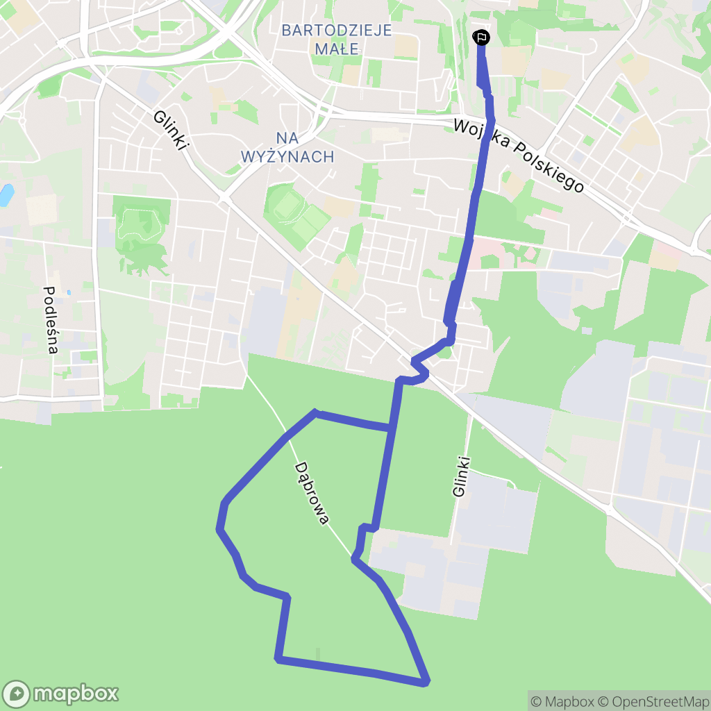 Bydgoszcz: mapa trasy - Poland