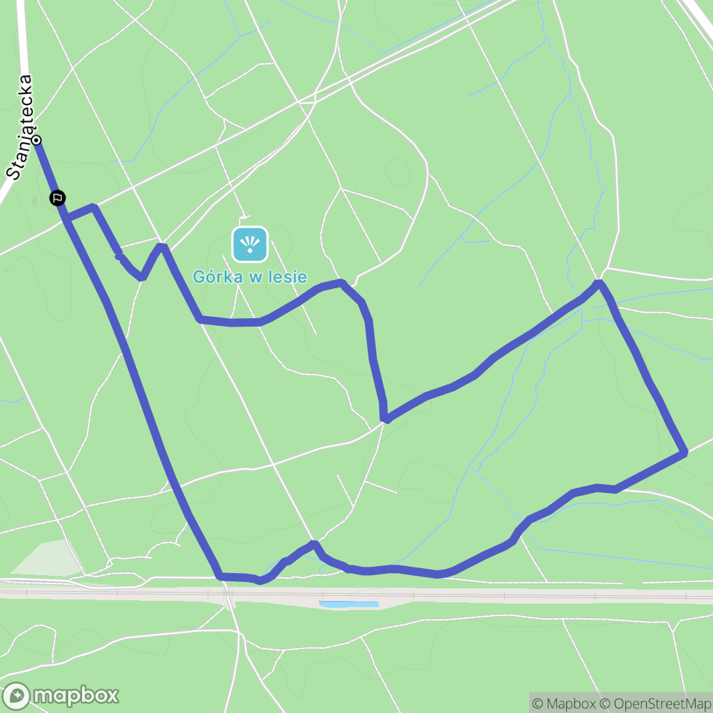 Niepołomice: mapa trasy - Poland