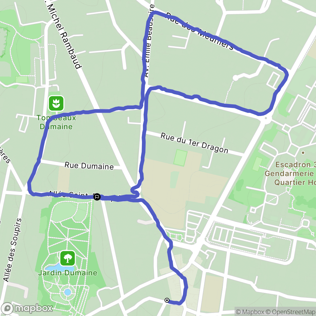 Luçon : carte du parcours de randonnée - France